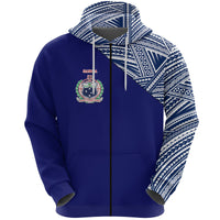 Manu Samoa Rugby Zip Hoodie Original Style - Polynesian Pride