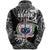 Manu Samoa Rugby Zip Hoodie Unique Vibes Coat of Arms Black - Polynesian Pride