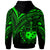 Samoa Hoodie Green Color Cross Style - Polynesian Pride