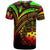 Samoa T Shirt Reggae Color Cross Style - Polynesian Pride