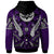 Samoa Hoodie Tribal Sun Tattoo Purple Color - Polynesian Pride