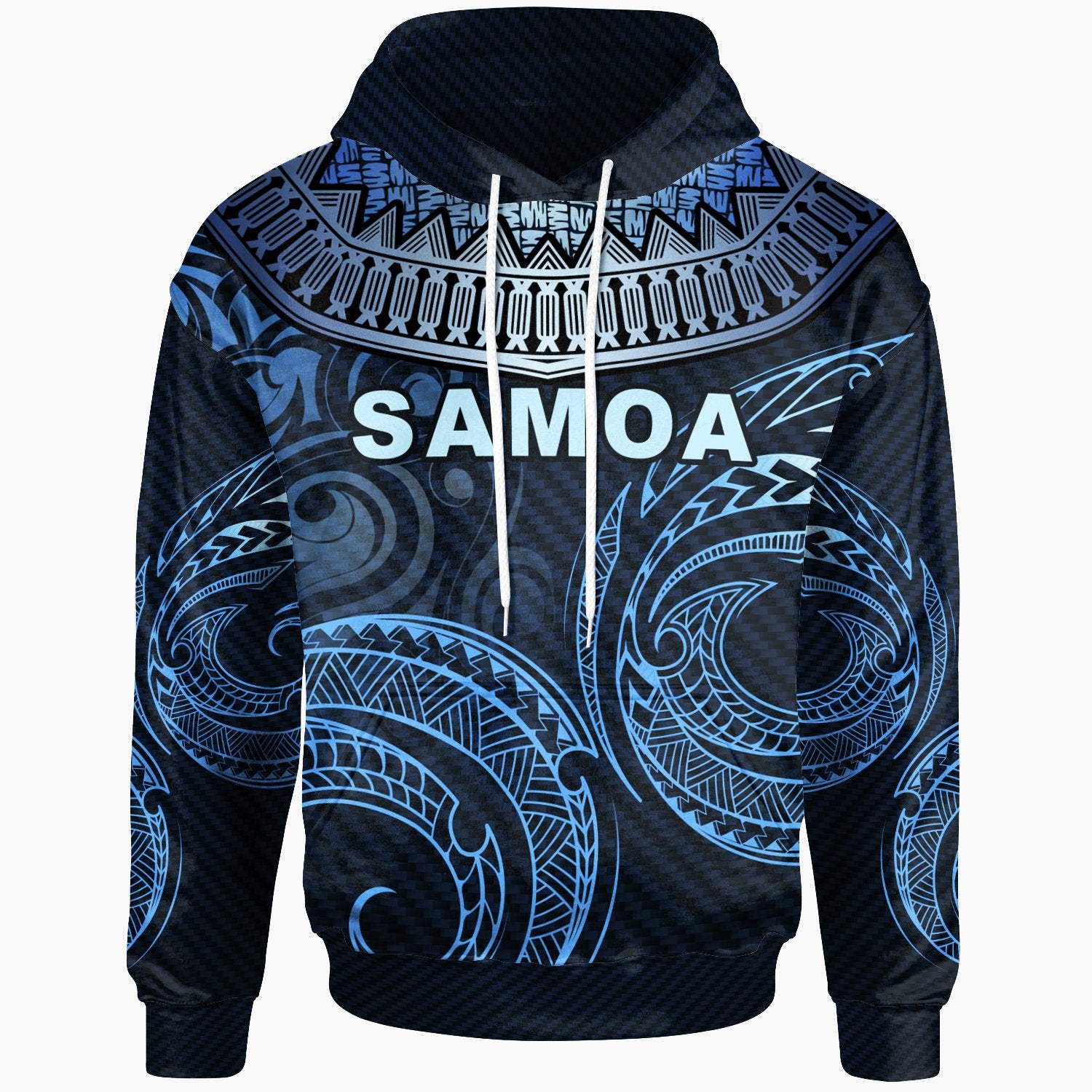 Samoa Hoodie Dynamic Sport Style Unisex Blue - Polynesian Pride