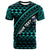 Samoa Custom T Shirt Blue Tribal Seamless Special Pattern Unisex Blue - Polynesian Pride
