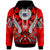 Samoa Hoodie Tribal Sun Tattoo Unisex Red - Polynesian Pride