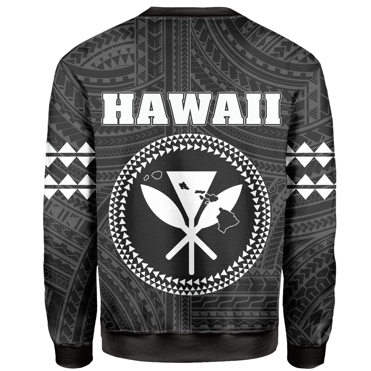 Hawaii King Kanaka Kakau Sweat Shirt - Polynesian Pride