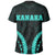 Kanaka Map T shirt Sport Style Version 2.0 Turquoise - Polynesian Pride