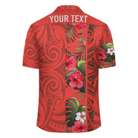 (Personalized) Hawaii Hibiscus Polynesia Hawaiian Shirt - Domi Style - Polynesian Pride