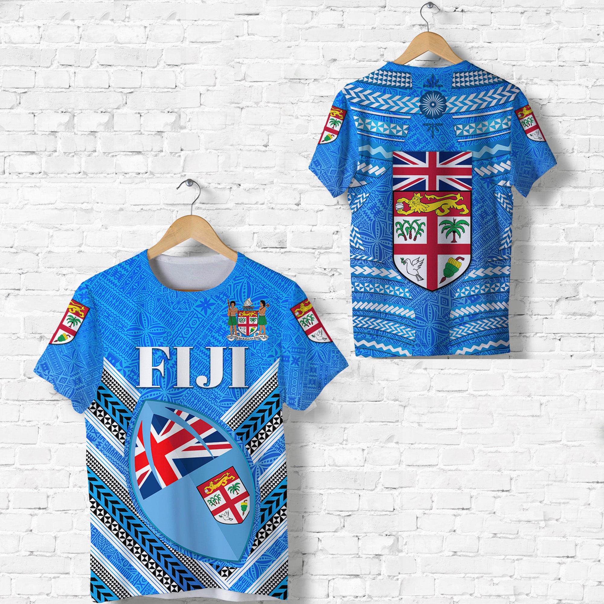 Fiji Day T Shirt Creative Style LT8 Unisex Blue - Polynesian Pride