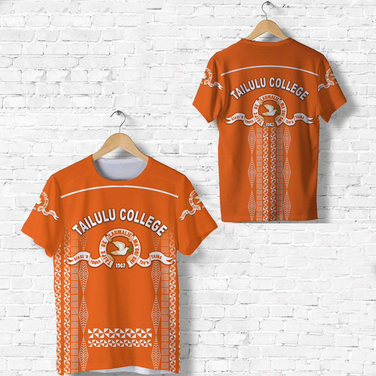 Tonga Tailulu College T Shirt Unique Style LT8 Unisex Orange - Polynesian Pride