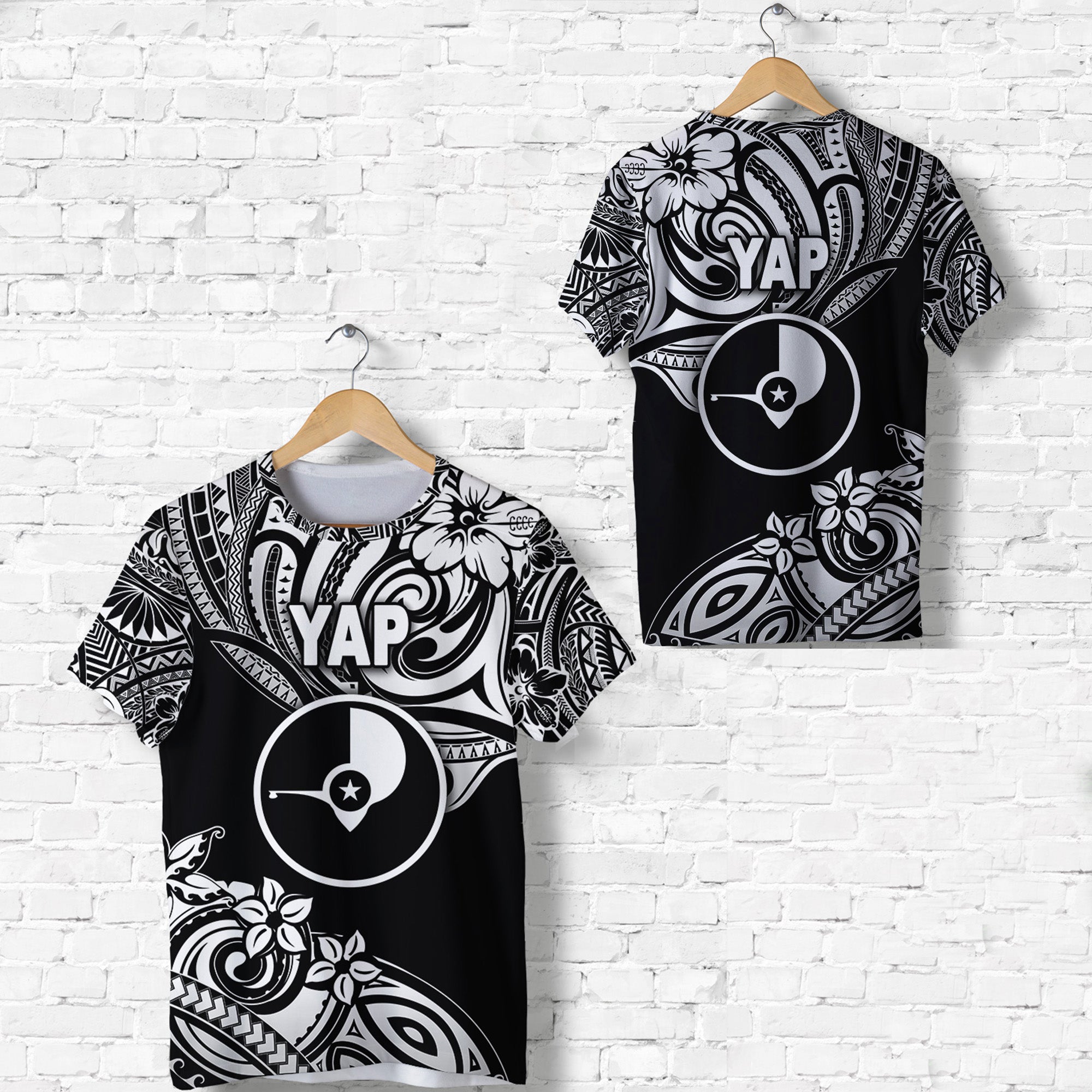FSM Yap T Shirt Unique Vibes Black LT8 Unisex Black - Polynesian Pride