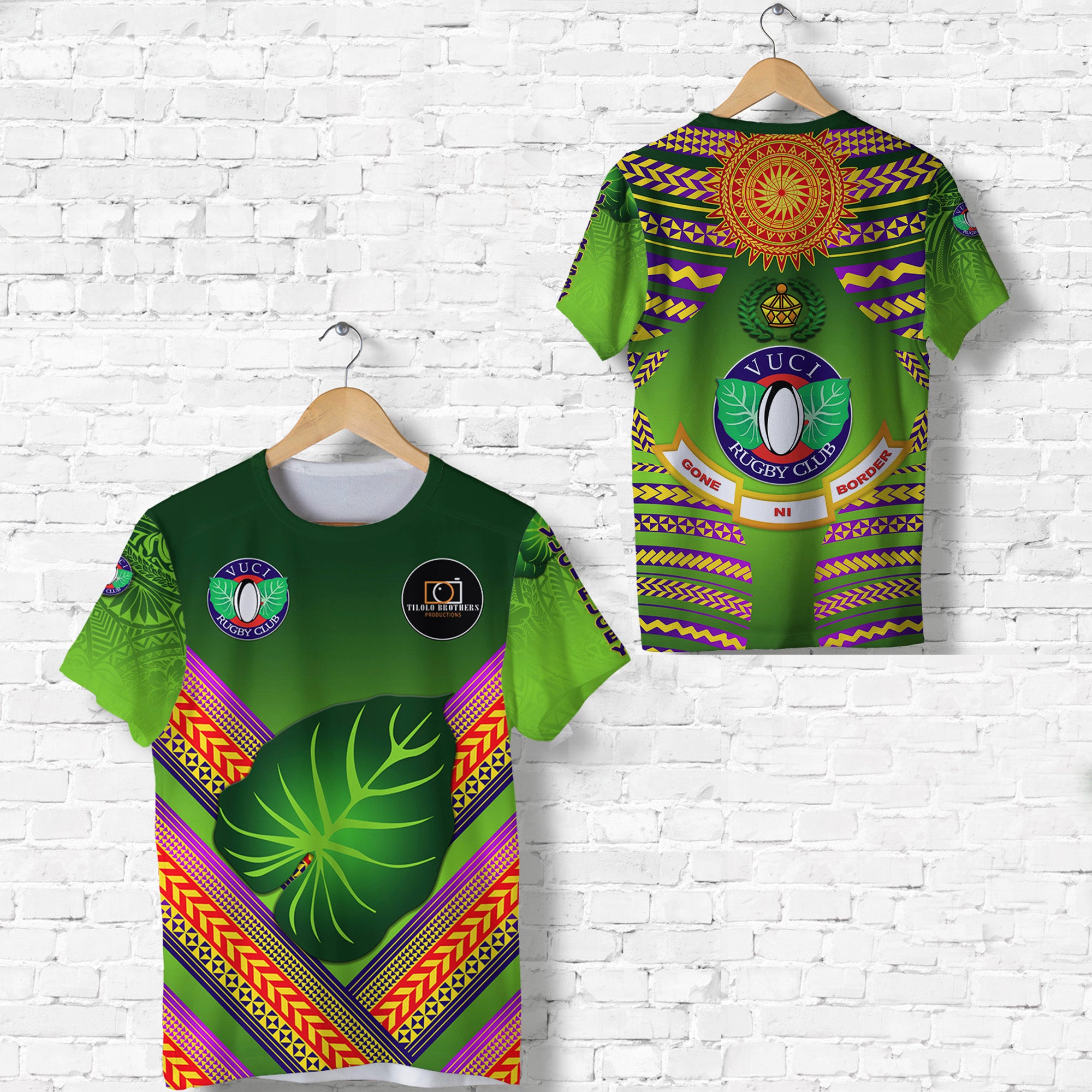 Fiji Vuci Rugby Club T Shirt Creative Style Green LT8 Unisex Green - Polynesian Pride