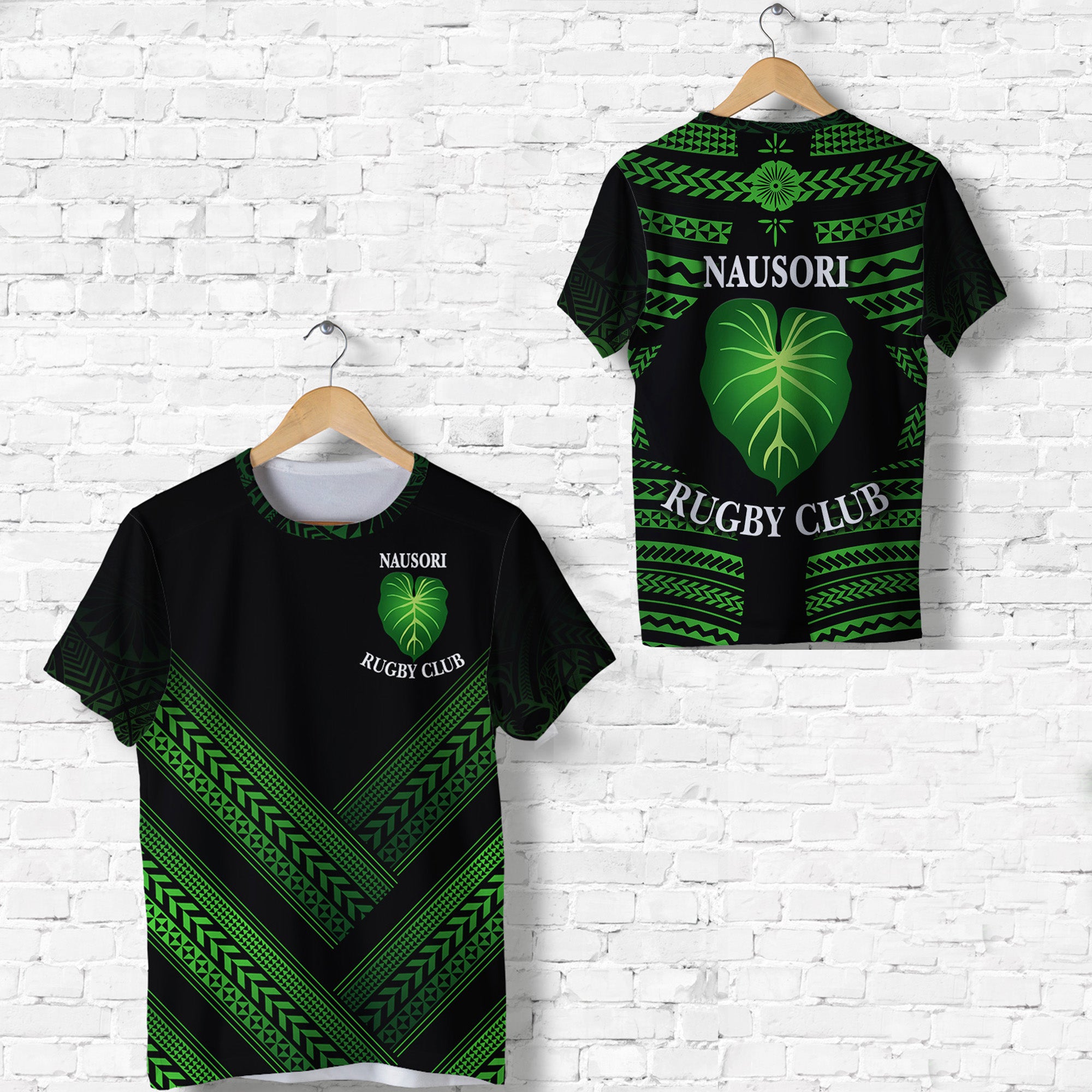 Fiji Nausori Rugby T Shirt Creative Style LT8 Unisex Black - Polynesian Pride