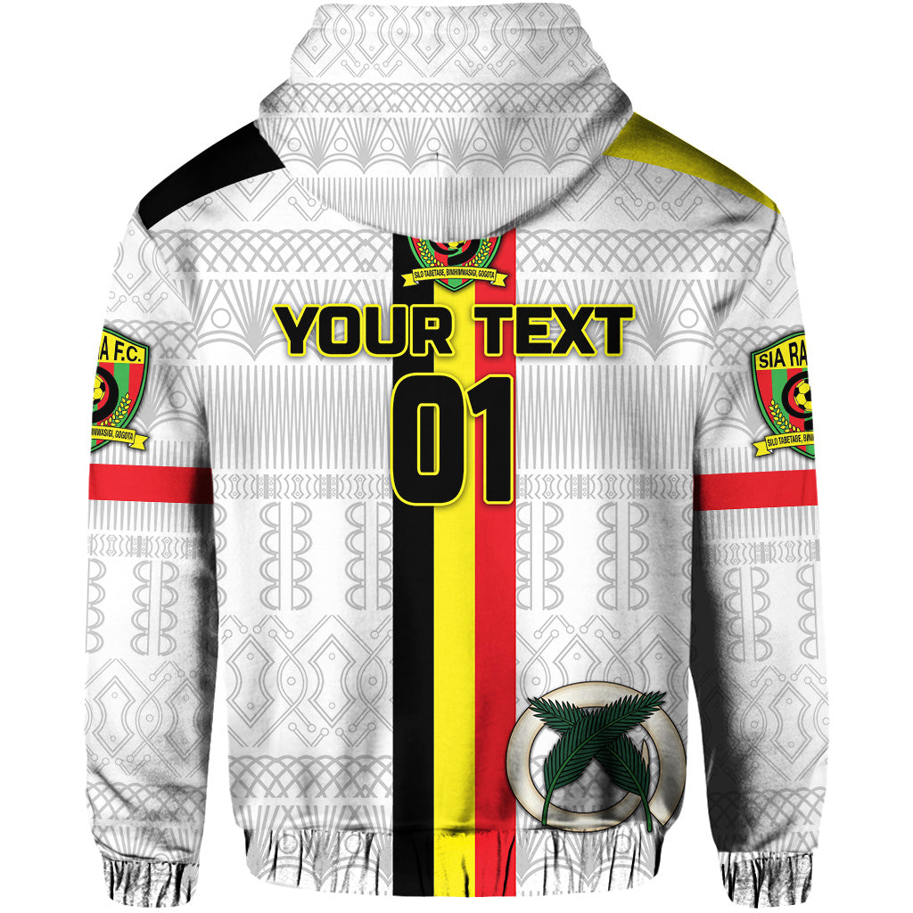 Custom Vanuatu Sia Raga Football Club Zip Hoodie Simple Style LT8 - Polynesian Pride