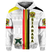 Custom Vanuatu Sia Raga Football Club Zip Hoodie Simple Style LT8 - Polynesian Pride