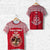 Custom Kolisi Tonga T Shirt Mate Maa Tonga Simple Version Lion Ashburton, Custom Text and Number Unisex Red - Polynesian Pride
