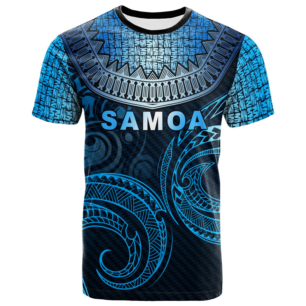 Samoa T Shirt Dynamic Sport Style Unisex Blue - Polynesian Pride
