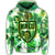 Hawaii Kalo Tie Dye Hoodie Zip Refresh AH - Polynesian Pride