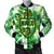 Hawaii Kalo Tie Dye Bomber Jacket - Refresh - AH Green Unisex - Polynesian Pride