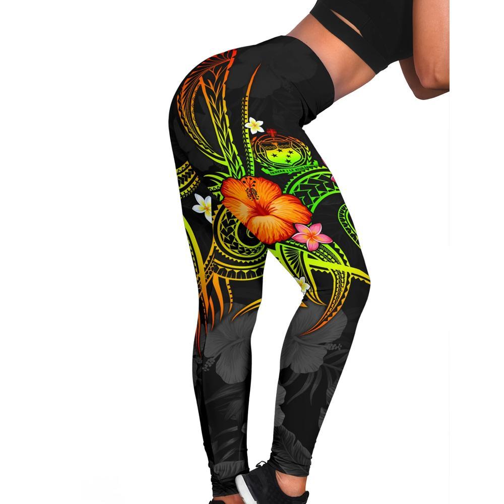 Polynesian Hawaii Leggings - Legend of Samoa (Reggae) Reggae - Polynesian Pride