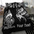 (Custom Personalised) New Caledonia Bedding Set Emblem Nautilus Shell Version Black LT13 - Polynesian Pride