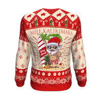Hawaii Ugly Christmas Sweatshirt - Mele Kalikimaka Santa Claus - Polynesian Pride