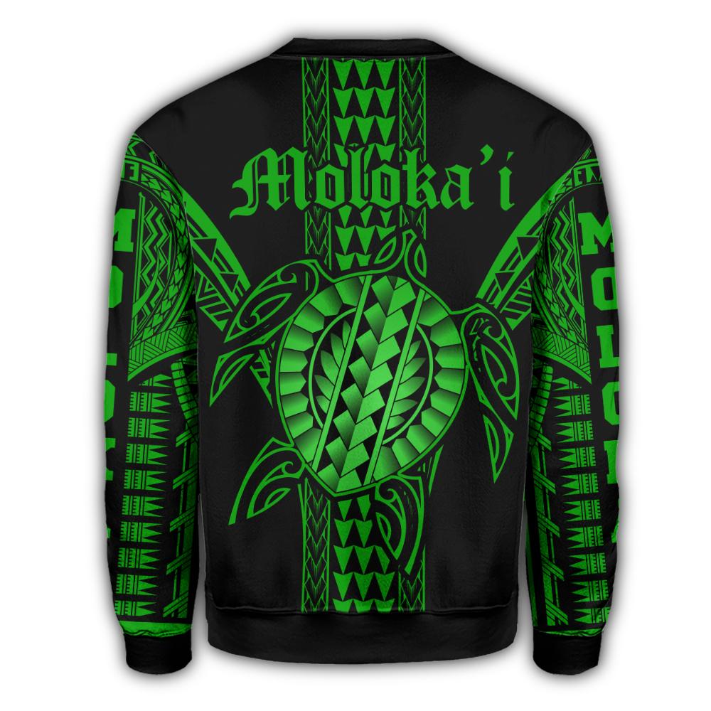 Molokai Island Polynesian Sweatshirt - Comely Style - AH - Polynesian Pride