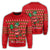 Hawaiian Turtle Christmas Sweatshirt - Red - Felix Style - AH Unisex Red - Polynesian Pride