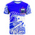 Samoa Custom T Shirt Dynamic Sport Style Blue Color Unisex Blue - Polynesian Pride