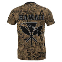 Hawaii Royal King Tatau Gold Polynesian T Shirt - Polynesian Pride