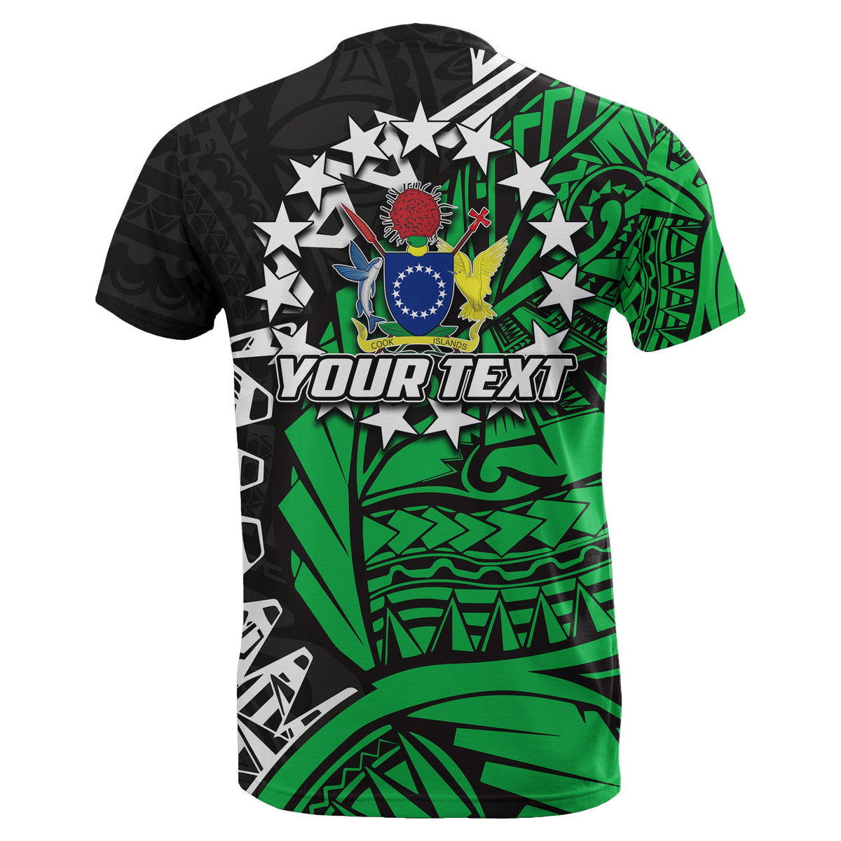 Custom Cook Islands T Shirt Rarotonga Polynesian Style LT6 - Polynesian Pride