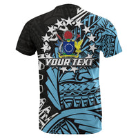 Custom Cook Islands T Shirt Mauke Polynesian Style LT6 - Polynesian Pride