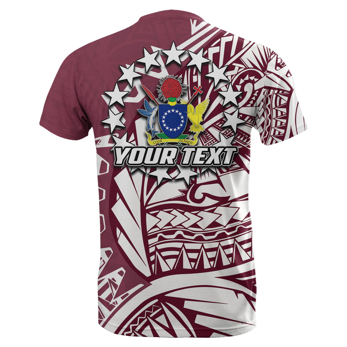 Custom Cook Islands T Shirt Mangaia Polynesian Style LT6 - Polynesian Pride