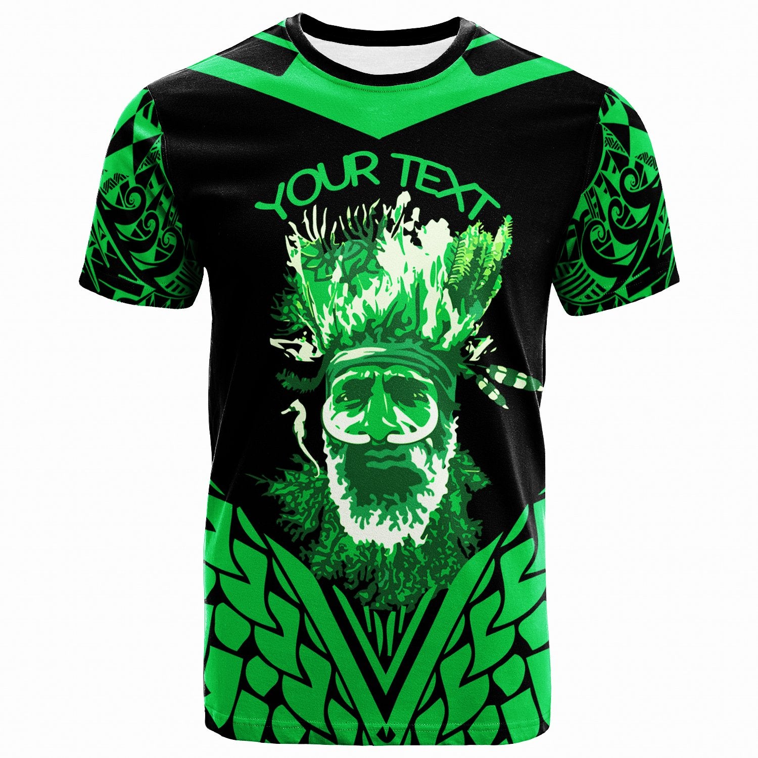 Kosrae Custom T Shirt Aquaman Green Color Unisex Green - Polynesian Pride