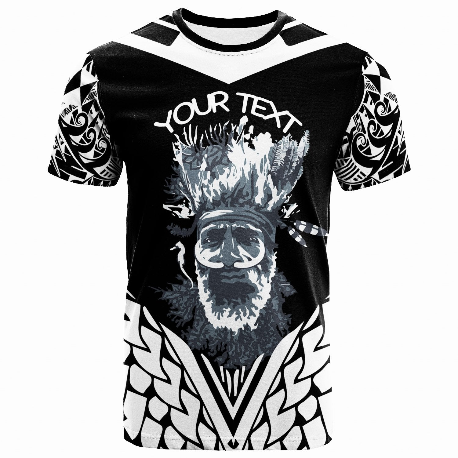 Yap Custom T Shirt Aquaman White Color Unisex Black White - Polynesian Pride