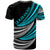 Guam Custom T Shirt Wave Pattern Alternating - Polynesian Pride