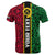 Custom Vanuatu Rugby T Shirt Polynesian Flag Style - Polynesian Pride