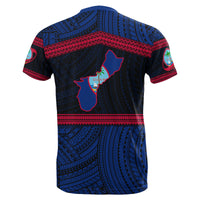Guam Rugby Polynesian Patterns T Shirt - Polynesian Pride
