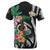 Vanuatu T Shirt Coat of Arms Polynesian With Hibiscus - Polynesian Pride