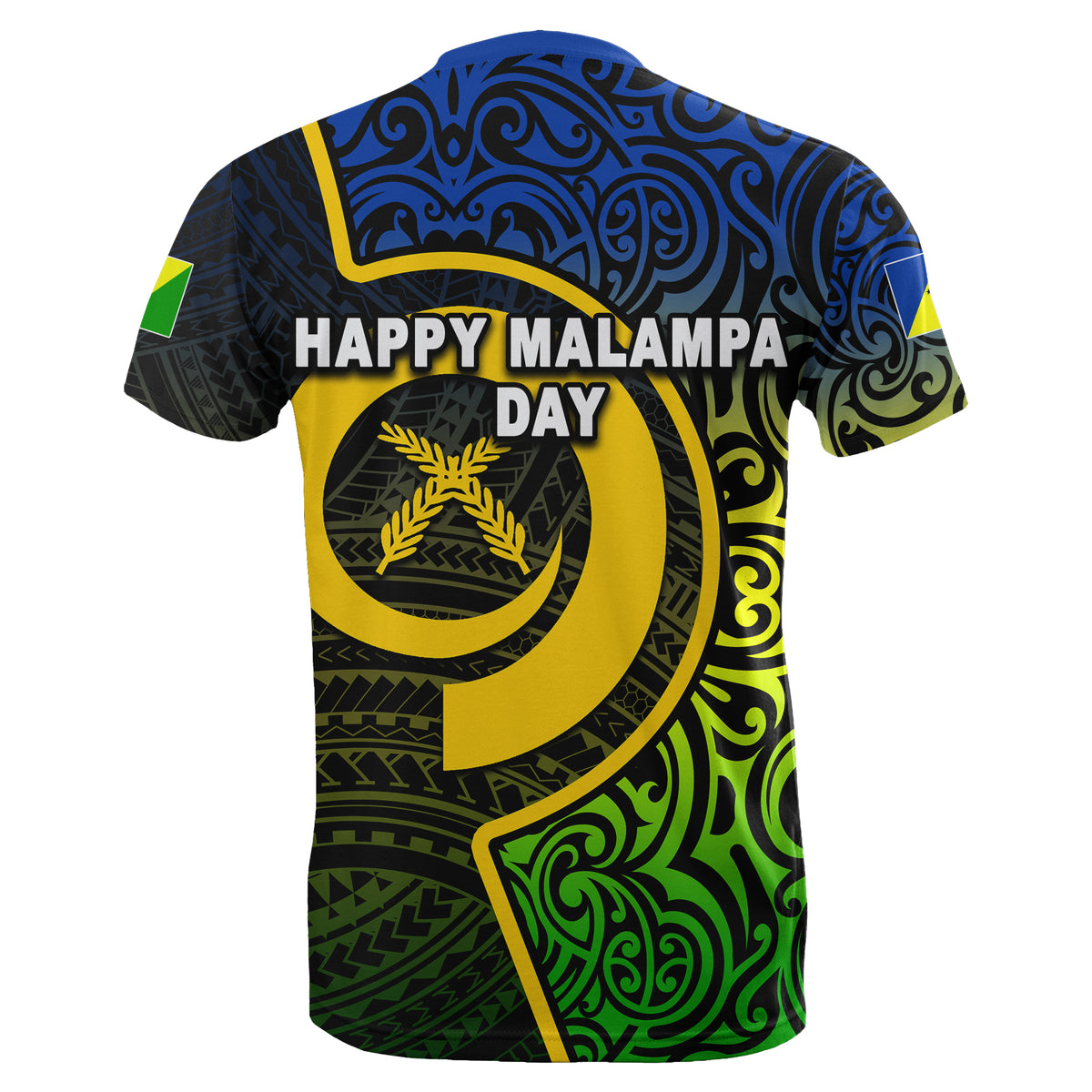 Malampa Day T Shirt Flag Color LT6 - Polynesian Pride