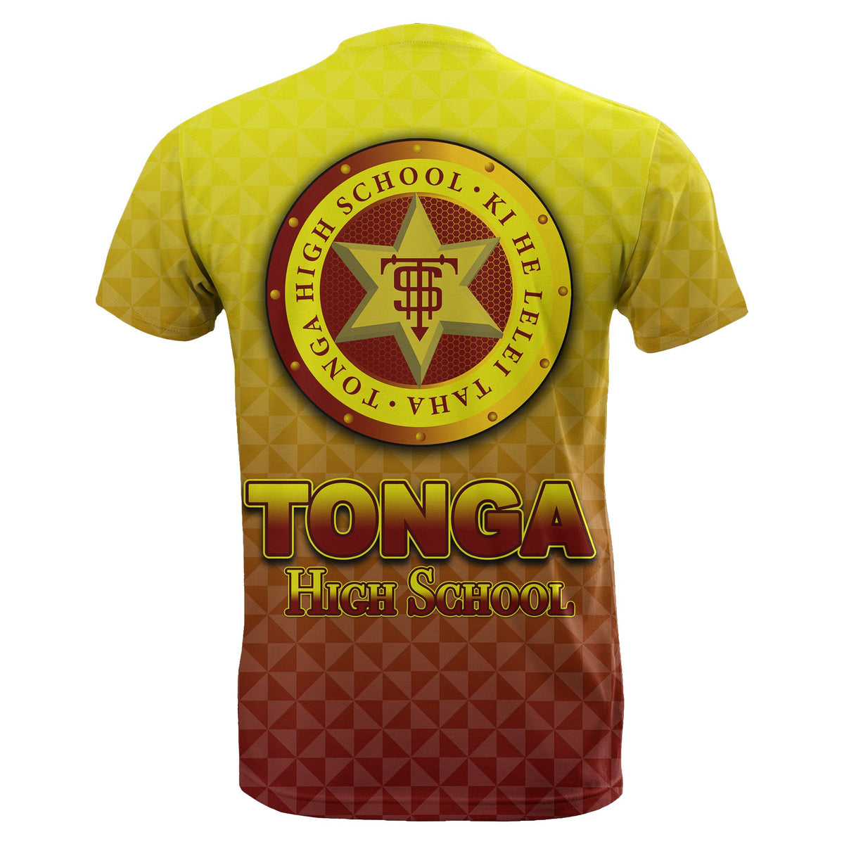 Custom Tonga High School T Shirt Simple Style - Polynesian Pride