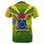 Custom Cook Islands Rugby Simple Polynesian T Shirt - Polynesian Pride