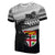 Custom Fiji Rugby Makare and Tapa Patterns T Shirt Black Unisex Black - Polynesian Pride