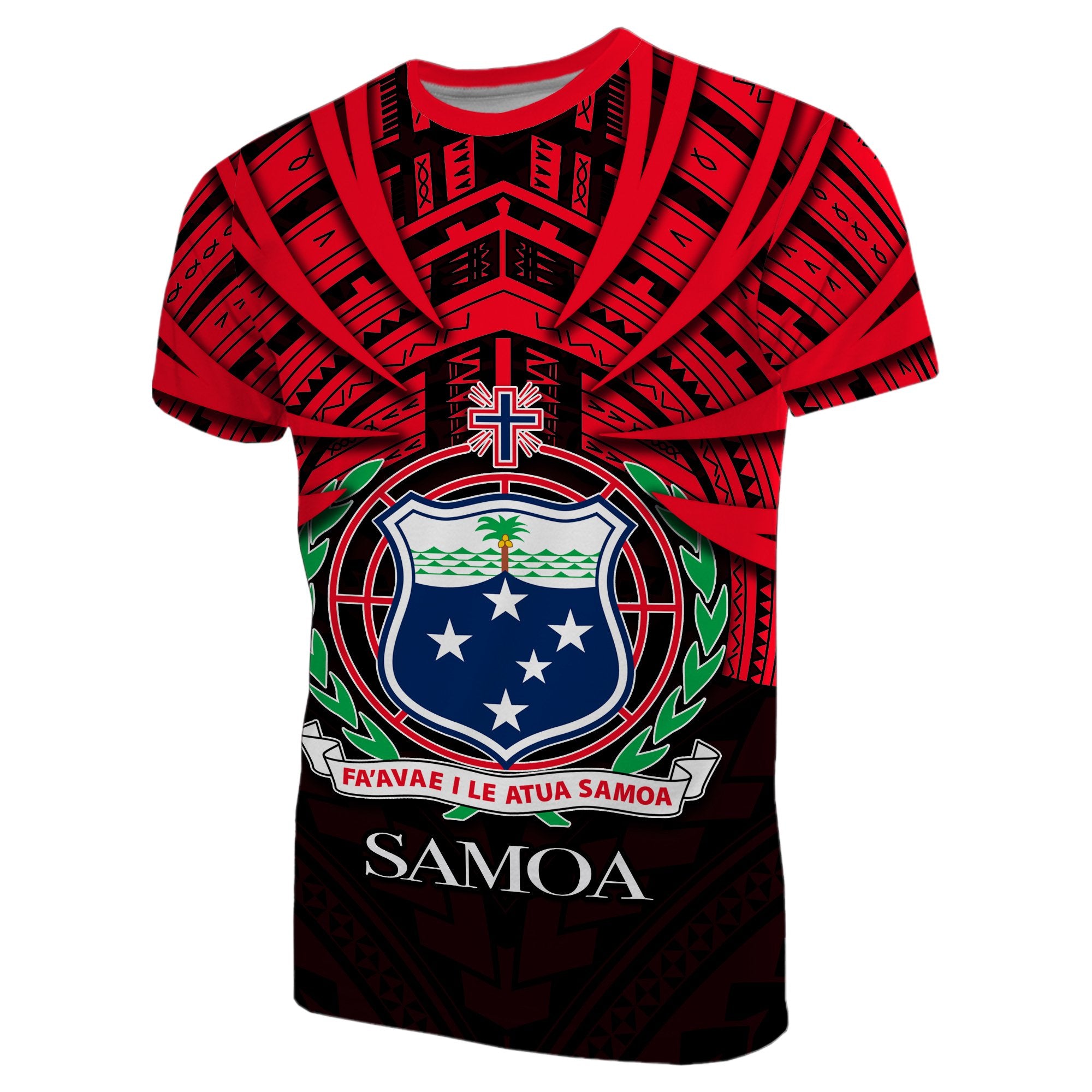 Vibe Hoodie Samoa T Shirt Special Polynesian No.5 Unisex Red - Polynesian Pride