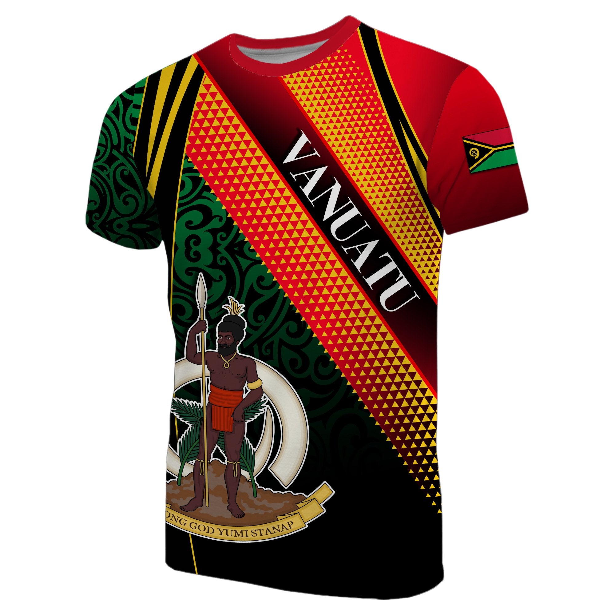 Vanuatu T Shirt Special Style Unisex Green - Polynesian Pride