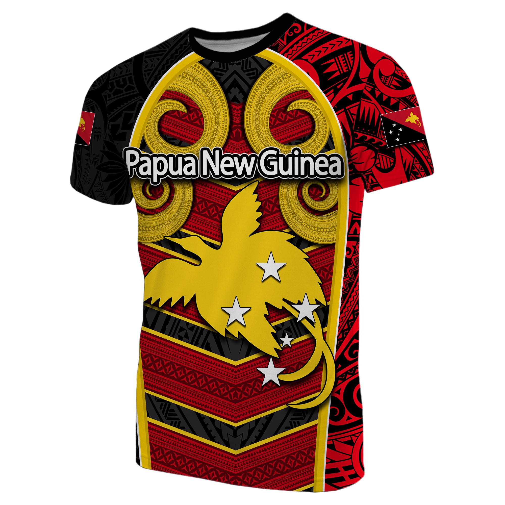 Custom Papua New Guinea T Shirt Independence Day Special Style LT6 Unisex Red - Polynesian Pride