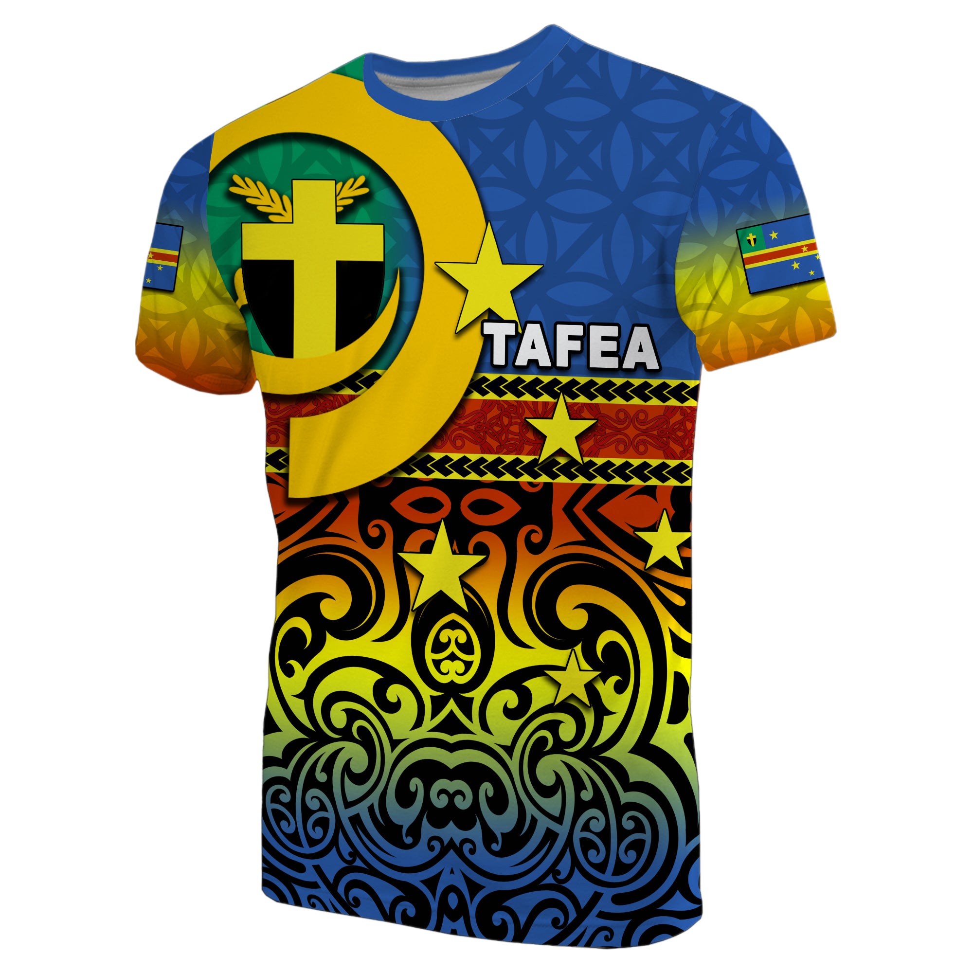 Tafea Day T Shirt of Vanuatu Polynesian Flag Style LT6 Unisex Yellow - Polynesian Pride