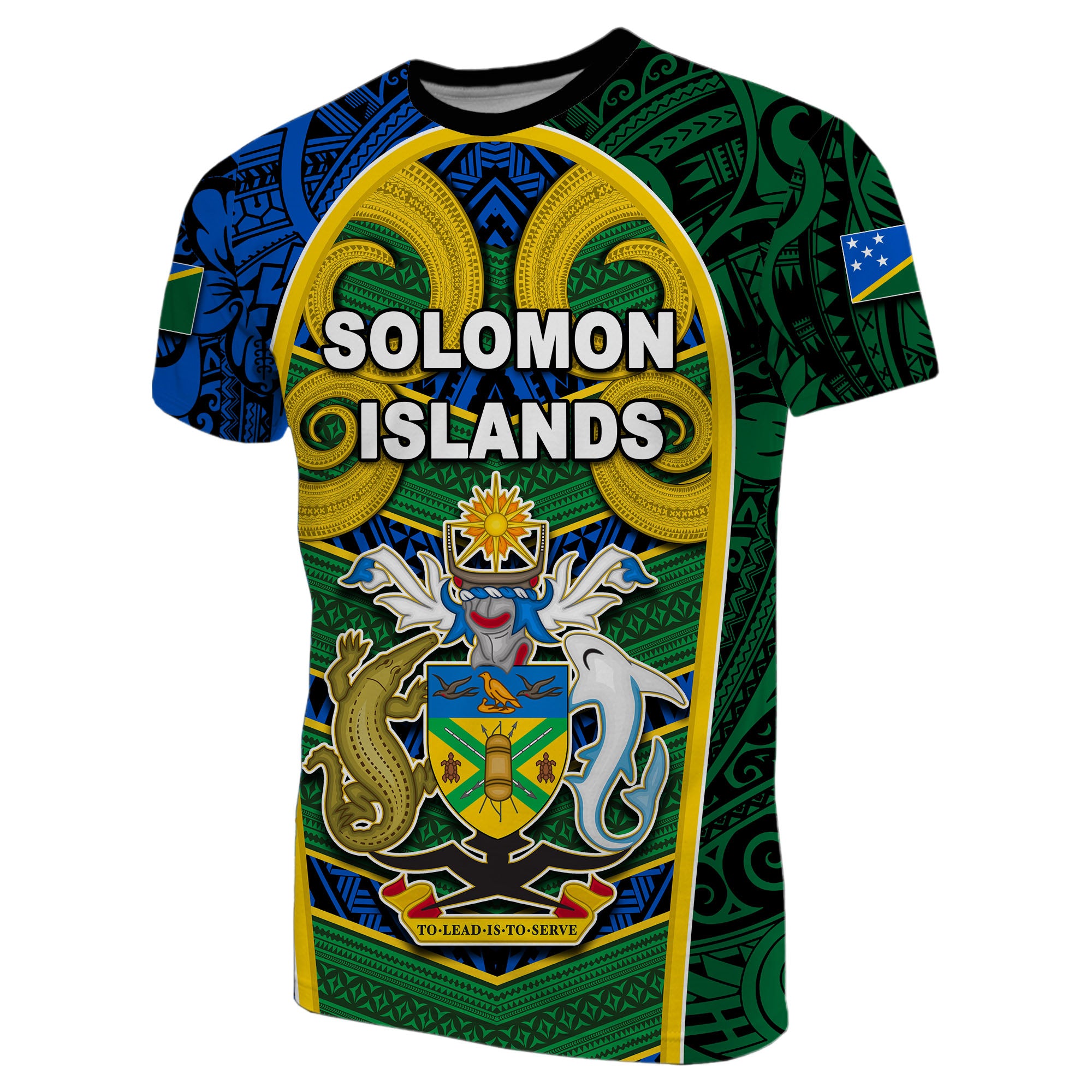 Custom Solomon Islands Independence 43rd T Shirt LT6 Unisex Blue - Polynesian Pride
