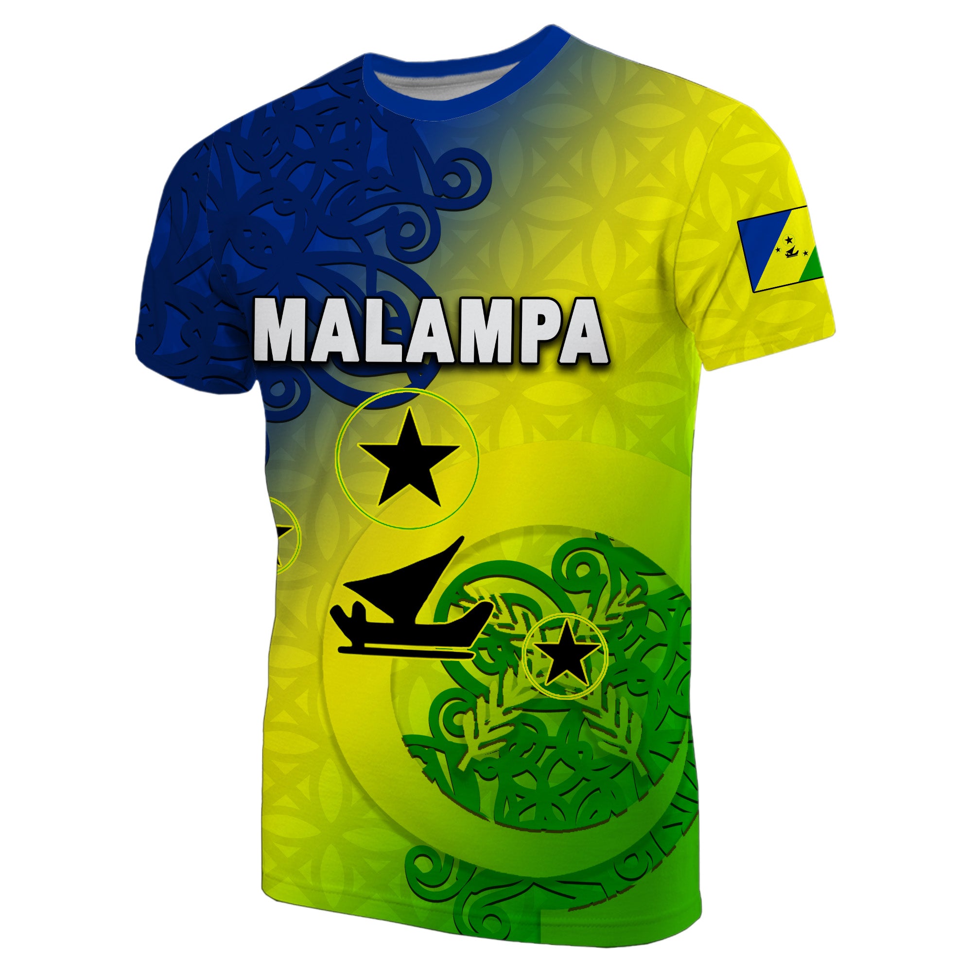 Custom Malampa Province T Shirt Sand Drawing of Vanuatu LT6 Unisex Yellow - Polynesian Pride