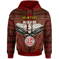 Hawaii Kalani High School Custom Hoodie Kalani High School Polynesian With Falcon Pattern LT10 - Polynesian Pride