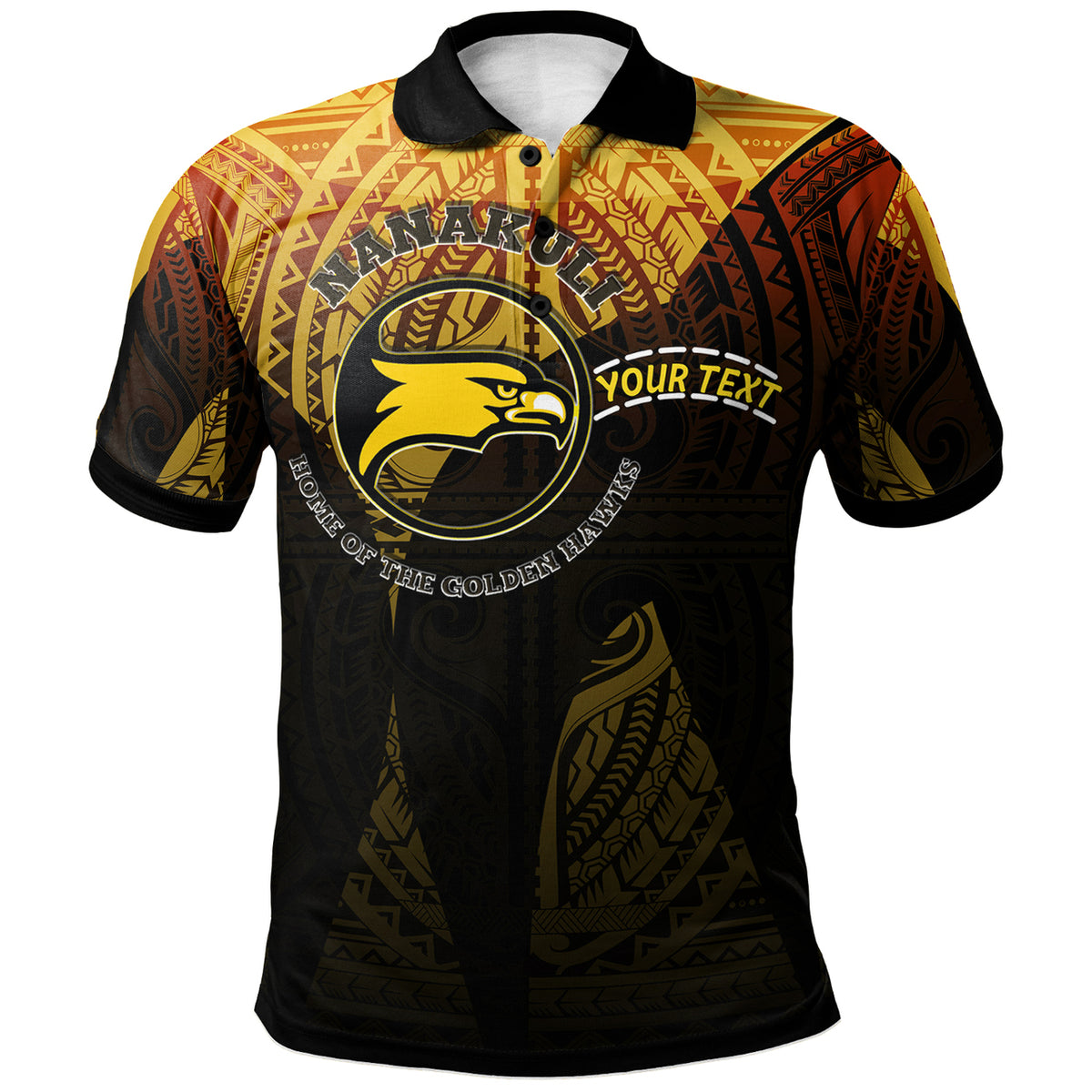 Hawaii Nanakuli High and Intermediate School Custom Polo Shirt Nanakuli High School Polynesian Pattern LT10 - Polynesian Pride